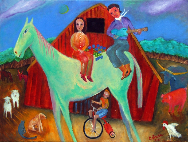 Barnyard Serenade by artist Craig Irvin